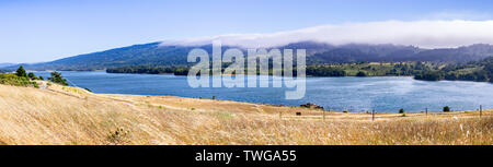 Upper Crystal Springs Reservoir part of the San Mateo Creek