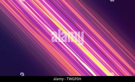 Speed colorful 3d illustration abstract anime background. Stock Photo