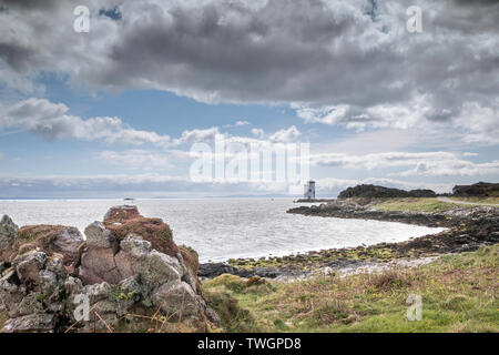 Carraig Fhada Lighthouse, Port Ellen, Isle of Islay, Inner Hebrides ...