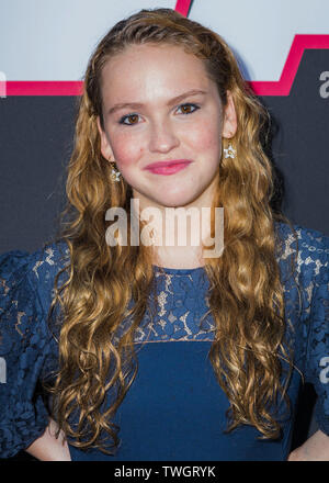 HOLLYWOOD, LOS ANGELES, CALIFORNIA, USA - JUNE 19: Talitha Bateman arrives at the Los Angeles Premiere Of Orion Pictures And United Artists Releasing's 'Child's Play' held at ArcLight Hollywood on June 19, 2019 in Hollywood, Los Angeles, California, United States. (Photo by Rudy Torres/Image Press Agency) Stock Photo