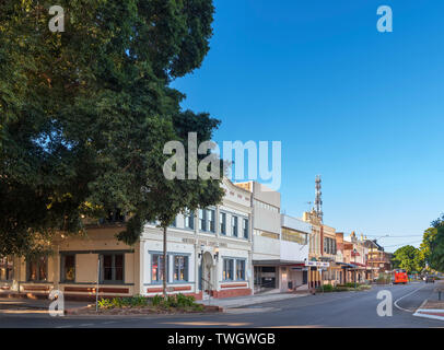 Prince Street in the historic city centre, Grafton, New South Wales, Australia Stock Photo