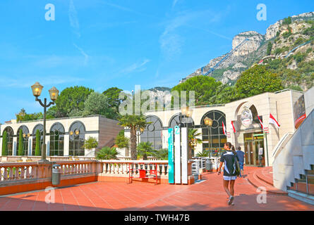 Fontvieille, Monaco - June 13, 2014: the automobile museum Monaco Top Cars Collection, the personal collection of Prince Rainier III of Monaco Stock Photo