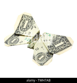 dollar origami butterfly
