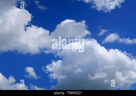 Shapes in the clouds Stock Photo