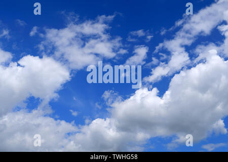 A cloudscape with plenty of clouds and a blue sky Stock Photo