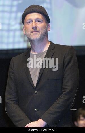 June 20, 2019 - Yokohama, Japan - French film director Mikhael Hers attends the opening ceremony for the Festival du Film Francais au Japon 2019 at Yokohama Minato Mirai Hall. This year, 16 movies will be screened during the annual film festival which runs from June 20 to 23. (Credit Image: © Rodrigo Reyes Marin/ZUMA Wire) Stock Photo