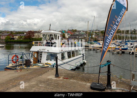 "Spirit of Kinsale" cruise boat for a harbour cruise in Kinsale, County Cork, Ireland Stock Photo