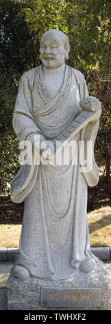 Statue of Tian Tong Temple Stock Photo