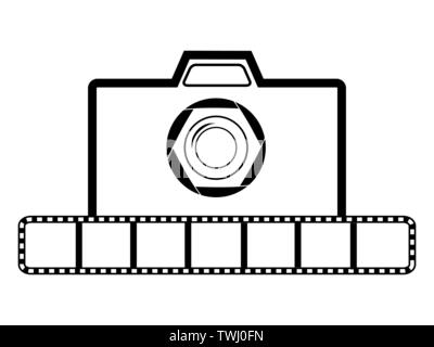Photo camera icon, Modern simple sign. Internet concept. Trendy symbol for website design Stock Vector