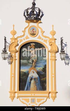 Spain; Andalusia; Seville; Museo de Bellas Artes, Fine Arts Museum, wall image, Stock Photo