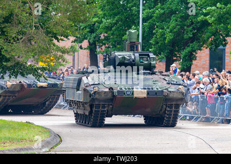 AUGUSTDORF GERMANY JUNE 15 2019 German infantry fighting vehicle Puma drives on a tactic demonstration at public event Day of the Bundeswehr 201 Stock Photo Alamy