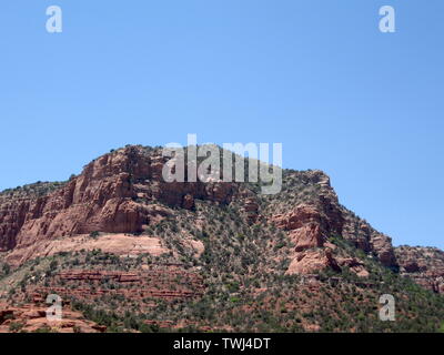 Landscape of Courthouse Butte, Sedona, Arizona, USA Stock Photo