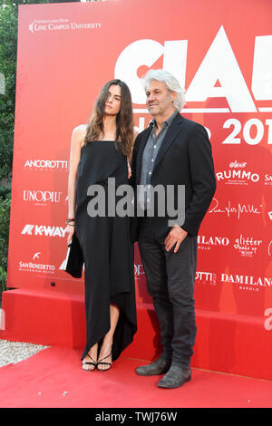 Rome 18 Giu 2019 Link Campus University Ciak d'Oro 2019 Domenico Procacci and Kasia Smutniak Credit: Giuseppe Andidero Stock Photo