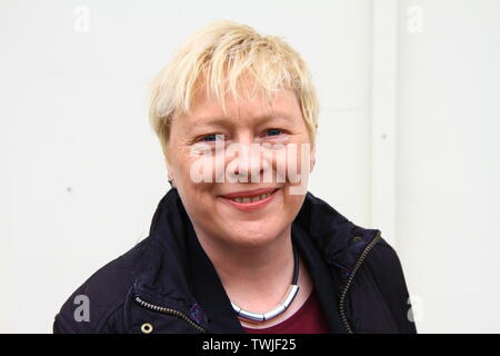 DAME ANGELA EAGLE LABOUR MP FOR WALLASEY CONSTITUENCY PICTURED IN WESTMINSTER, LONDON FOR ALAMY. BRITISH POLITICIANS. UK POLITICS. POLITICS. LABOUR PARTY MPS. Russell Moore portfolio page. Stock Photo