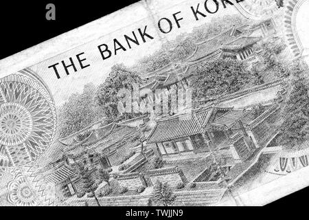 1000 Won Bill Paper Money From South Korea Stock Photo - Alamy