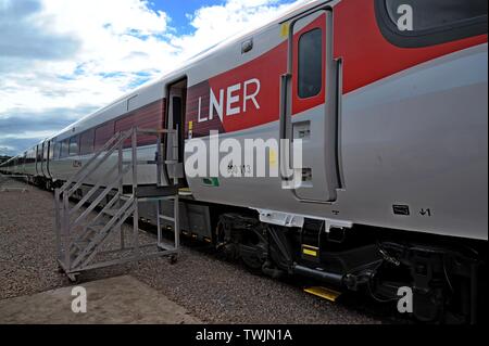 Lner LNER Azuma train Class 800, Intercity Express Train, East Coast Main ...