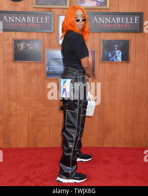 Los Angeles, USA. 20th June, 2019. Khadi attends the Premiere Of Warner Bros' 'Annabelle Comes Home' at Regency Village Theatre on June 20, 2019 in Westwood, California. Credit: Tsuni/USA/Alamy Live News Stock Photo