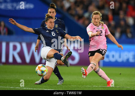 PARIS, France. , . 22 Erin Cuthbert, 23 Pernille Harder and Keeper 30 ...