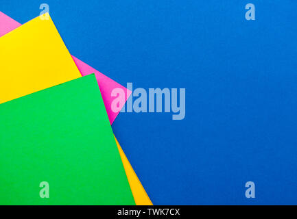 Abstract colorful background with copyspace. Top view. Stock Photo