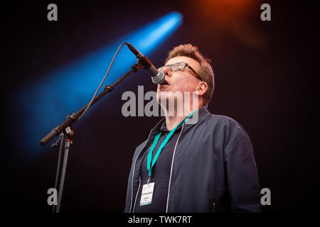 Oslo, Norway. 20th June, 2019. Oslo, Norway - June 20th, 2019. The Scottish folk rock duo The Proclaimers performs a live concert during the Norwegian music festival OverOslo 2019 in Oslo. The duo consists of the twin brothers Charlie and Craig Reid. (Photo Credit: Gonzales Photo/Alamy Live News Stock Photo