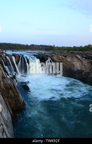 Dhuandhar falls located on Narmada river, Bedaghat, Madhya Pradesh, India. Stock Photo