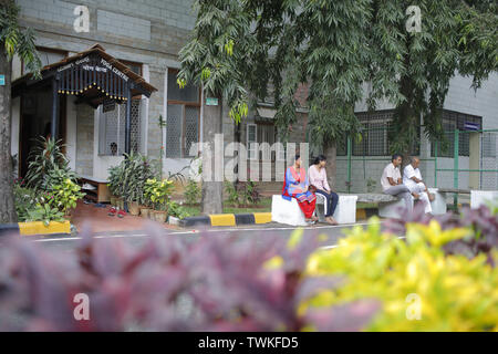 December 12, 2018 - Bangalore, Karnataka, INdia - 13 Dec 2018  - Bangalore , INDIA..the Yoga Center  at NIMHANS. (Credit Image: © Subhash Sharma/ZUMA Wire) Stock Photo