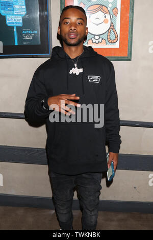 LOS ANGELES, CA - JUNE 21, 2019 Albee Smith attends the Tank & Jaquees concert at NOVO, June 20, 2019 in Los Angeles, California. Photo Credit: Walik Goshorn/Mediapunch Stock Photo
