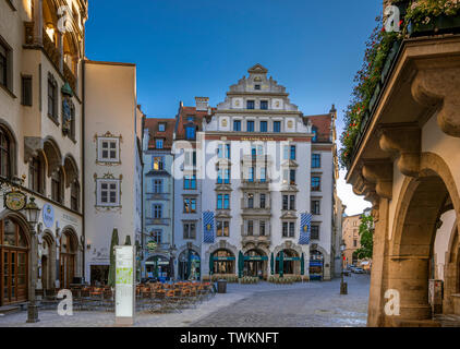 Orlando-Haus am Platzl, historic centre, Munich, Upper Bavaria, Bavaria, Germany, Europe Stock Photo