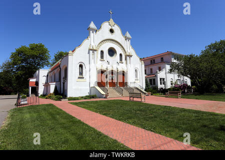 St. Patrick's Roman Catholic Church Southold North Fork of eastern Long Island New York Stock Photo