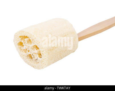 Natural Luffa Sponge. Body scrap with natural sponge Stock Photo - Alamy