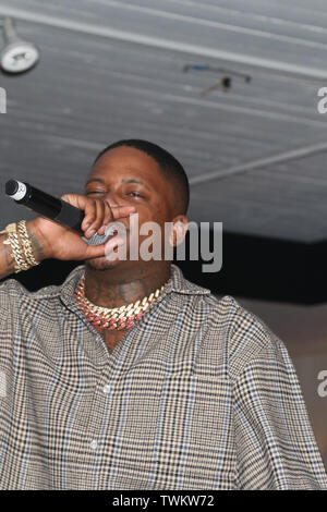 Los Angeles, Ca, USA. 20th June, 2019. YG performs at the Amazon Music House Party, June 20, 2019 in Los Angeles, California. Photo Credit: Walik Goshorn/Mediapunch/Alamy Live News Stock Photo