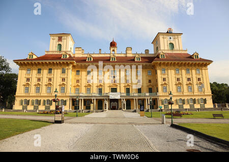 Front view of Esterhazy Palace in Eisenstadt (Burgenland, Austria) Stock Photo