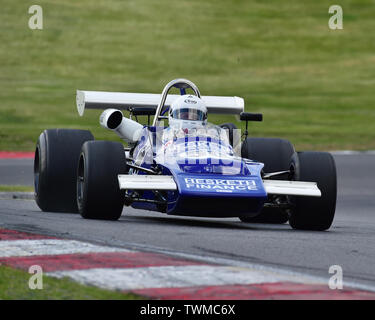 Paul Bason, March 712, HSCC Historic Formula 2, Formula Atlantic, Masters Historic Festival, Brands Hatch, May 2019. Brands Hatch, classic cars, class Stock Photo