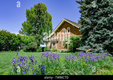 The Reader House, Reader Rock Garden, Calgary, Alberta, Canada Stock Photo