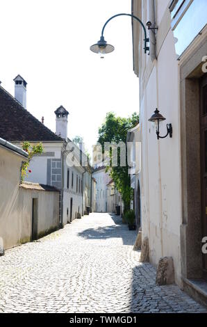 Street in the old town of Steyr, Upper Austria Stock Photo