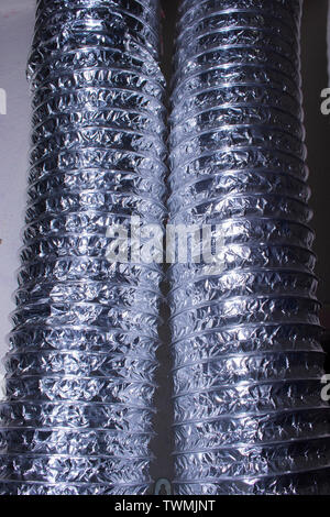 pipes aluminium ventilation alamy ducting hoses isolation resolution