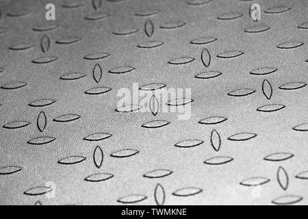 Black grey texture exercise met for art work. Stock Photo