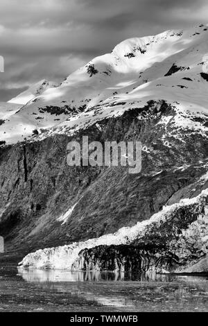 Glacier in College Fjord, Southeast Alaska, USA Stock Photo