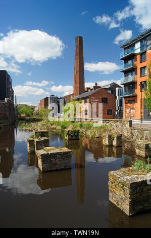 UK,South Yorkshire,Sheffield,Kelham Island Industrial Museum Stock Photo