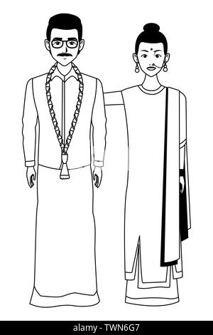 Marathi Couple PNG Transparent Images Free Download | Vector Files | Pngtree