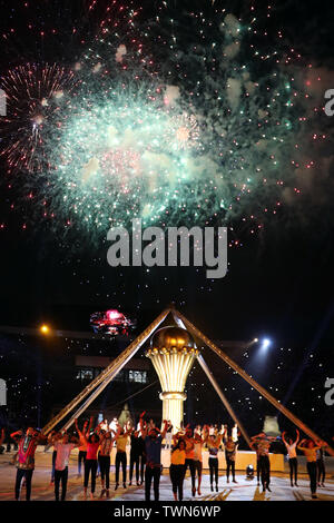 Cairo. 21st June, 2019. The opening ceremony of the 2019 African Cup of Nations is held in Cairo, Egypt on June 21, 2019. Credit: Ahmed Gomaa/Xinhua/Alamy Live News Stock Photo