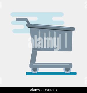shopping cart symbol vector illustration Stock Vector