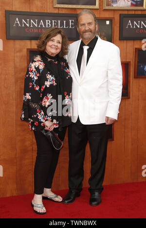 June 20, 2019 - Westwood, CA, USA - LOS ANGELES - JUN 20:  Judy Spera, Tony Spera at the ''Annabelle Comes Home'' Premiere at the Village Theater on June 20, 2019 in Westwood, CA (Credit Image: © Kay Blake/ZUMA Wire) Stock Photo