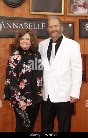 June 20, 2019 - Westwood, CA, USA - LOS ANGELES - JUN 20:  Judy Spera, Tony Spera at the ''Annabelle Comes Home'' Premiere at the Village Theater on June 20, 2019 in Westwood, CA (Credit Image: © Kay Blake/ZUMA Wire) Stock Photo