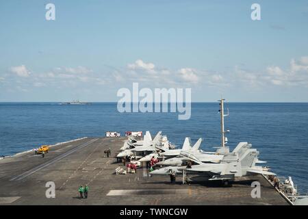 CVN 76, japan maritime self defense force, JMSDF, pass in review, USS ...