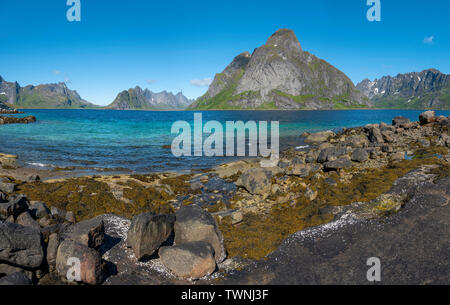 Hamnoy, Lofoten Islands, Norway. Stock Photo
