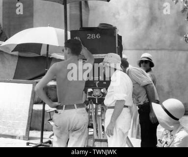 Josef von STERNBERG on set location directing MOROCCO 1930 Paramount Pictures Stock Photo