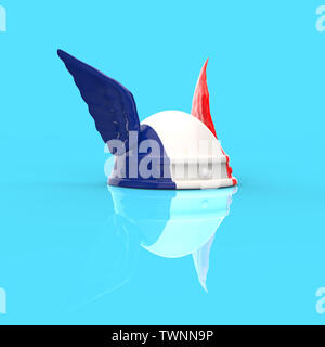 Gaul helmet - 3D Illustration Stock Photo