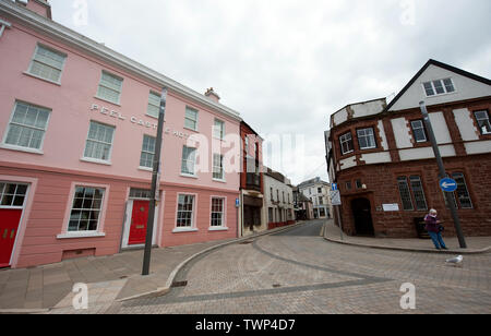 Peel, Isle of Man, British Isles Stock Photo