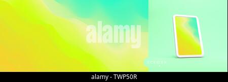 Abstract background with trendy gradients. Vector illustration for mobile phone cover and screen. Stock Vector
